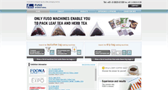 Desktop Screenshot of fuso-int.com